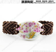 景德镇青花瓷手链 民族风陶瓷饰品的艺术与选购指南